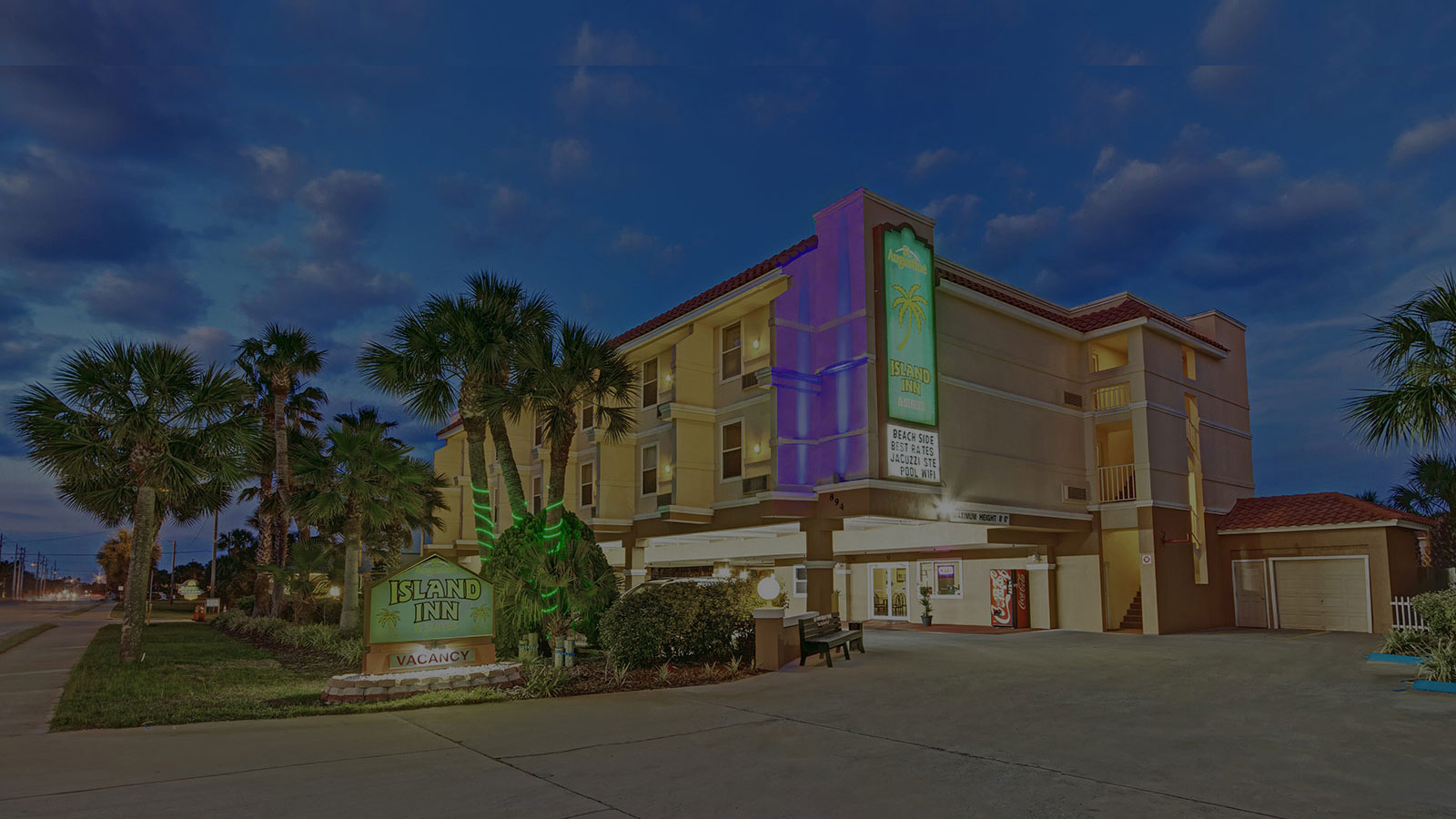 Welcome to our cozy beachside hotel - located in beautiful St. Augustine beach